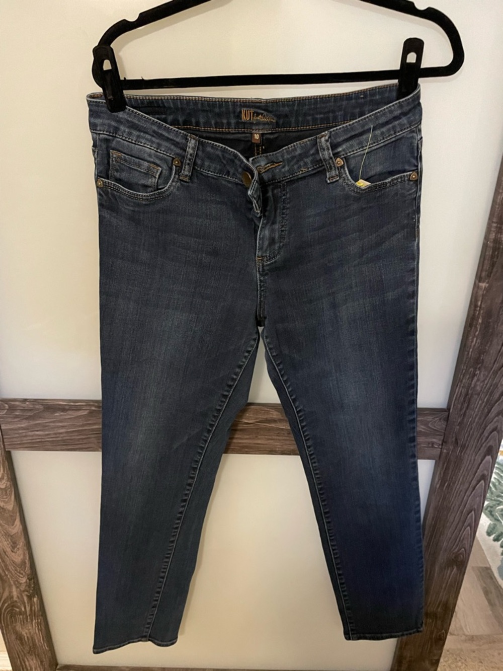 Kut from the Kloth Dark Indigo Straight Leg Jeans